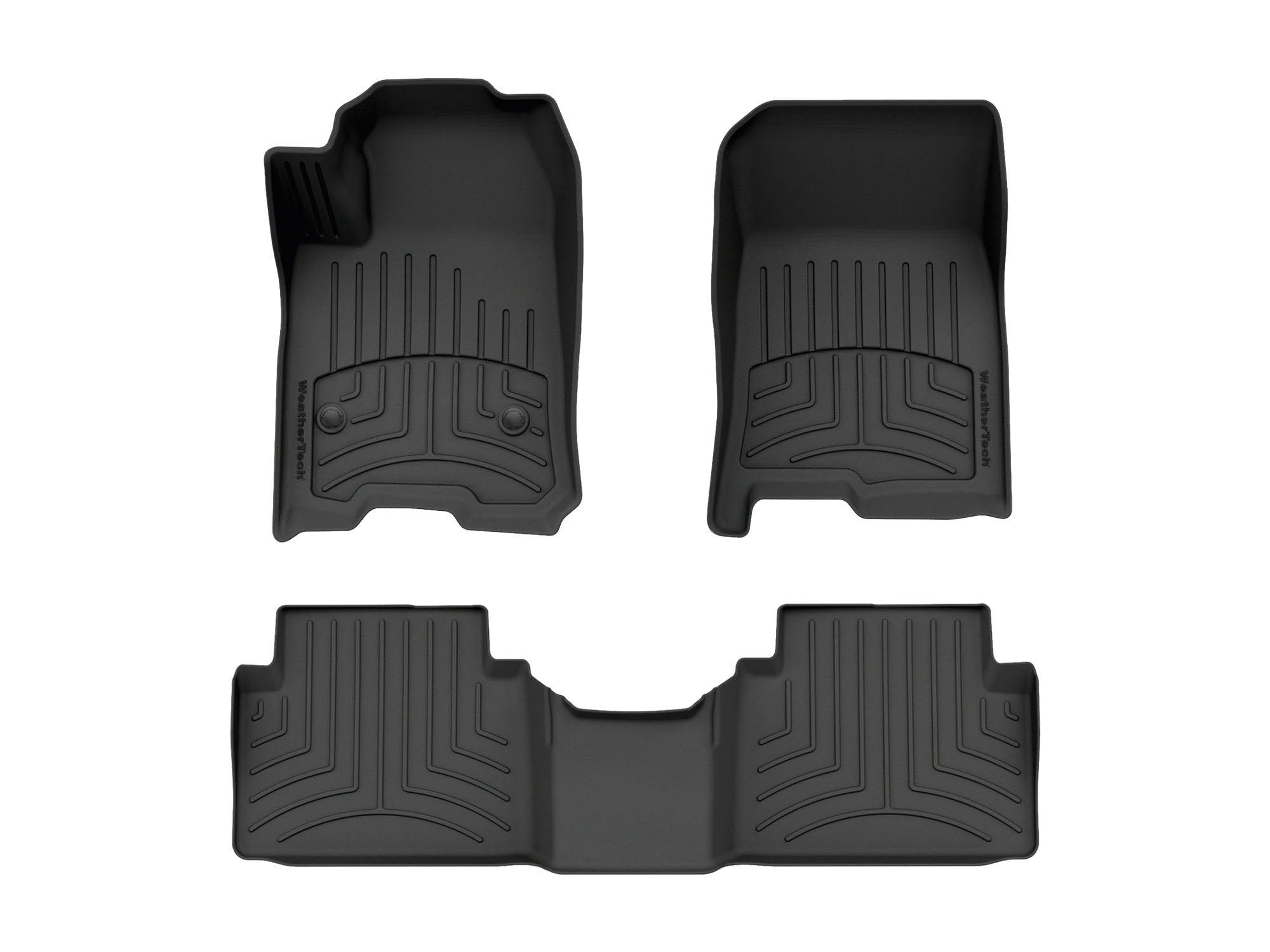 WeatherTech FloorLiner HP Custom Fit Floor Mats for Chevrolet Colorado Canyon 1st 2nd Row 441818-1-2IM Black