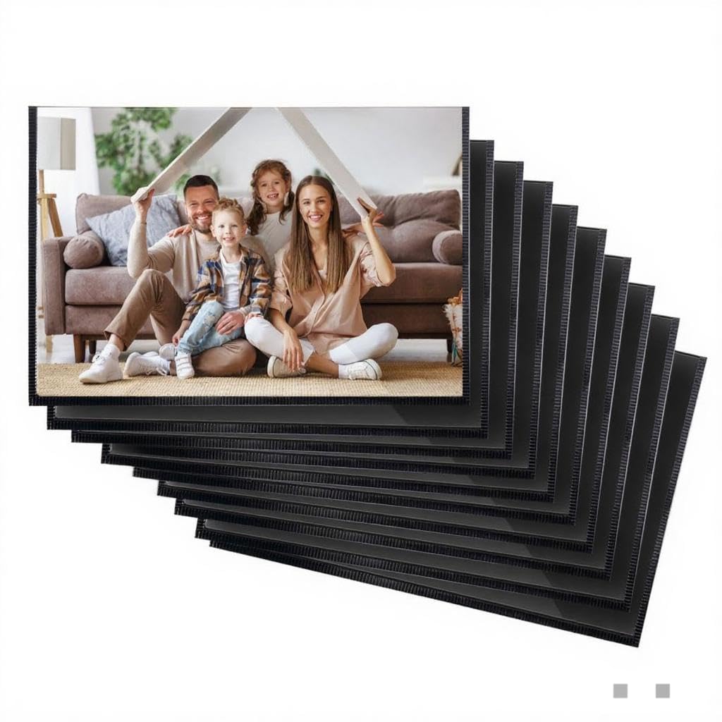 10 Pieces Magnetic Photo Frames, 10 x 15 cm Magnetic Picture Frames