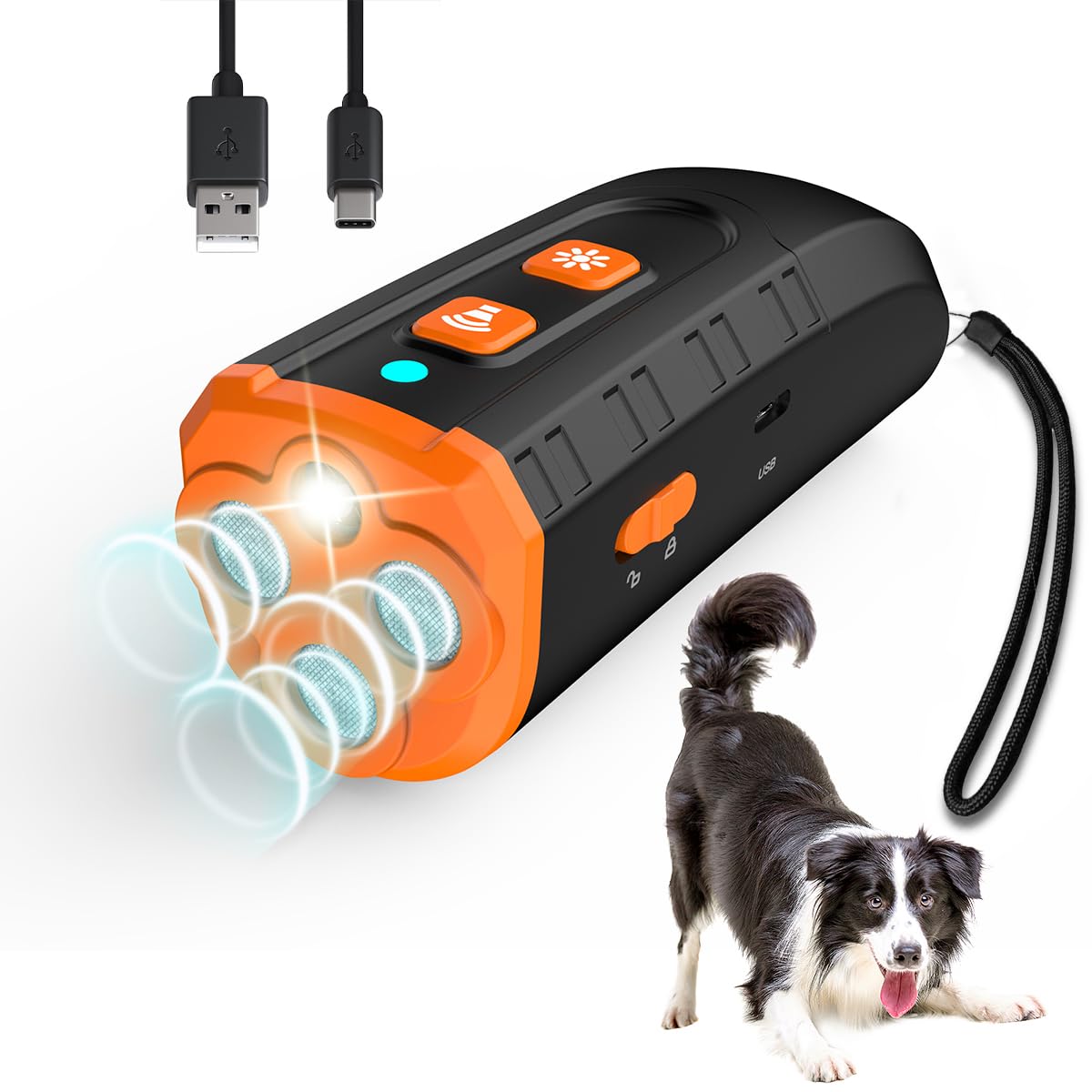 Anti Barking Device, Handheld Ultrasonic Bark Stopper