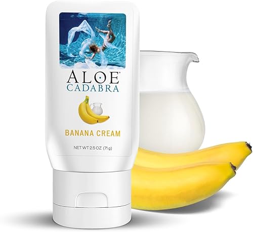 Miniatura 3 de Aloe Cadabra Lubricante personal saborizado e hidratante vaginal, lubricante orgánico de aloe comestible para hombres, mujeres y parejas, no mancha,