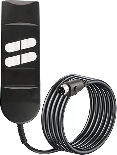 CEDINQII Reemplazo remoto de silla elevadora: control remoto reclinable eléctrico con configuración de 4 botones y 5 pines para Okin Tranquil Ease