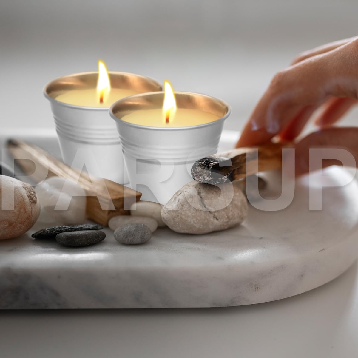 Velas de citronela al aire libre, paquete de 12 velas de aroma de citronela de cera de soja, velas con 120-180 horas de combustión para interiores, exteriores, jardín, camping