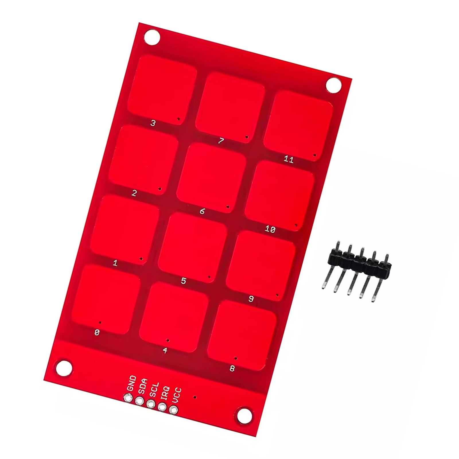 High Sensitivity MPR121 Capacitive Touch Sensors Module Keyboard 12Key 3.3V Logical Output for Microcontroller Projects