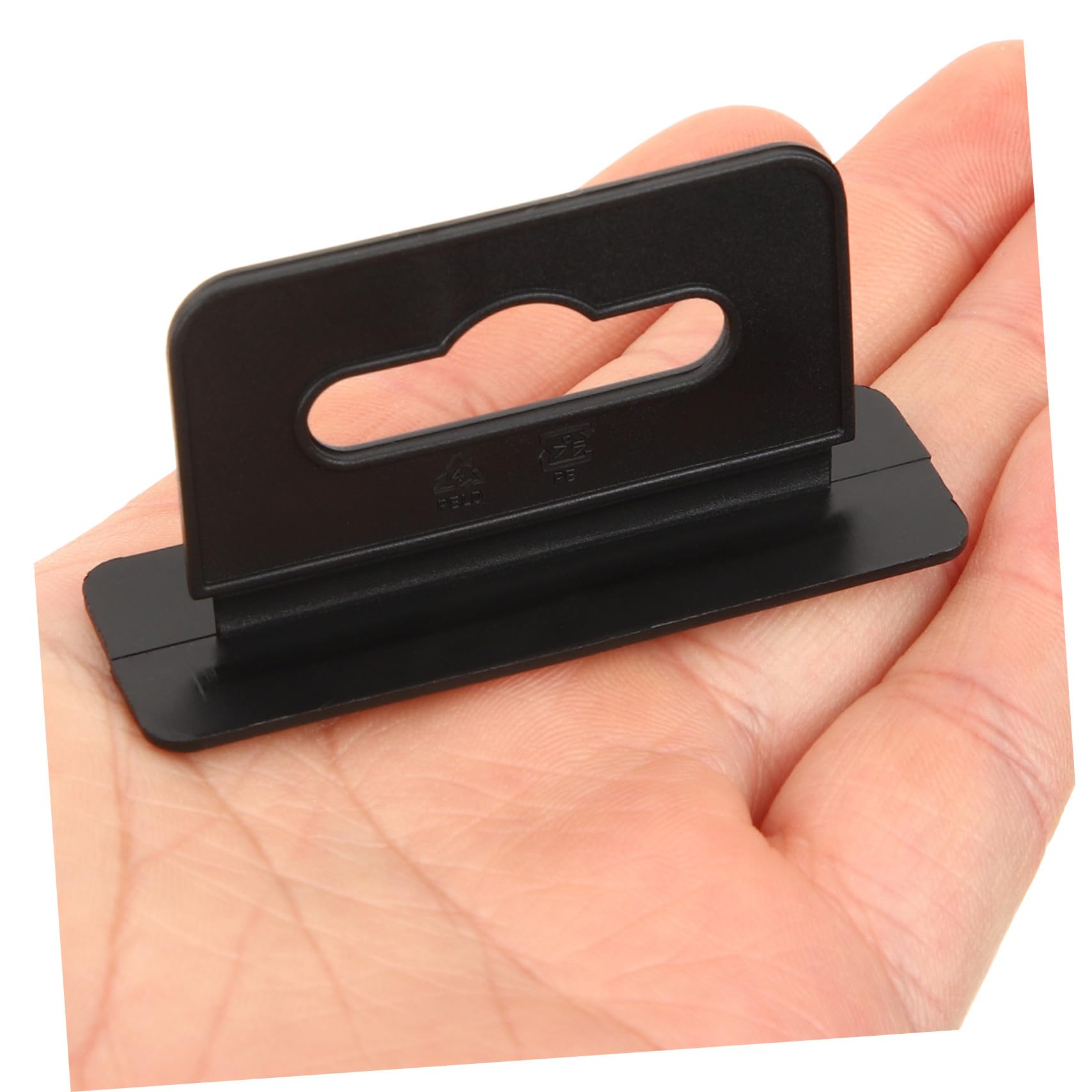 200 Selbstklebende Pvc Aufhänger Haken mit Flugloch Klebefrei und Mehrzweckmäßig für Küche und Schlafzimmer Praktische Haushalts und Präsentationshaken