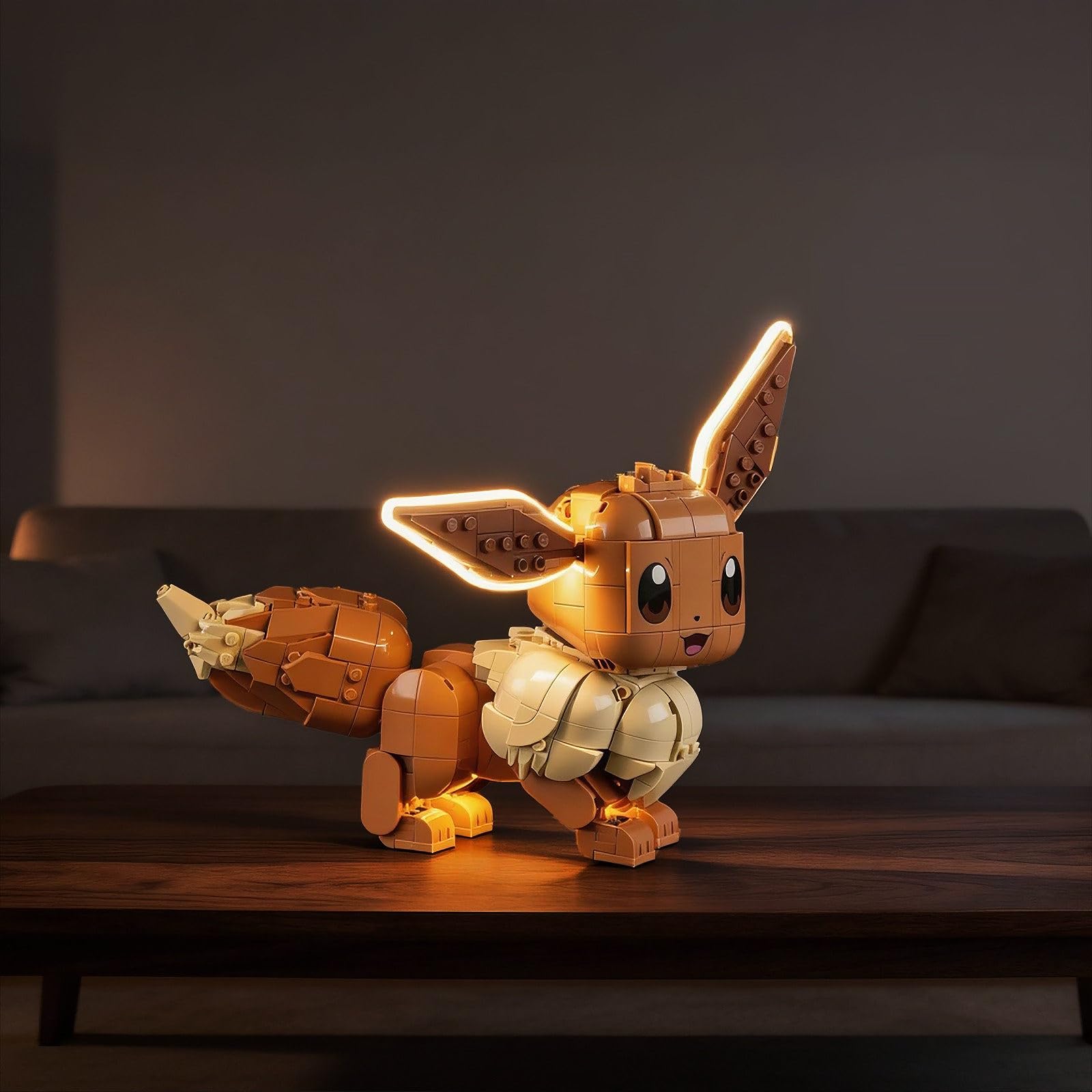 YEABRICKS LED Light for Lego-72151 Eevee Building Blocks Model (Building Set NOT Included)