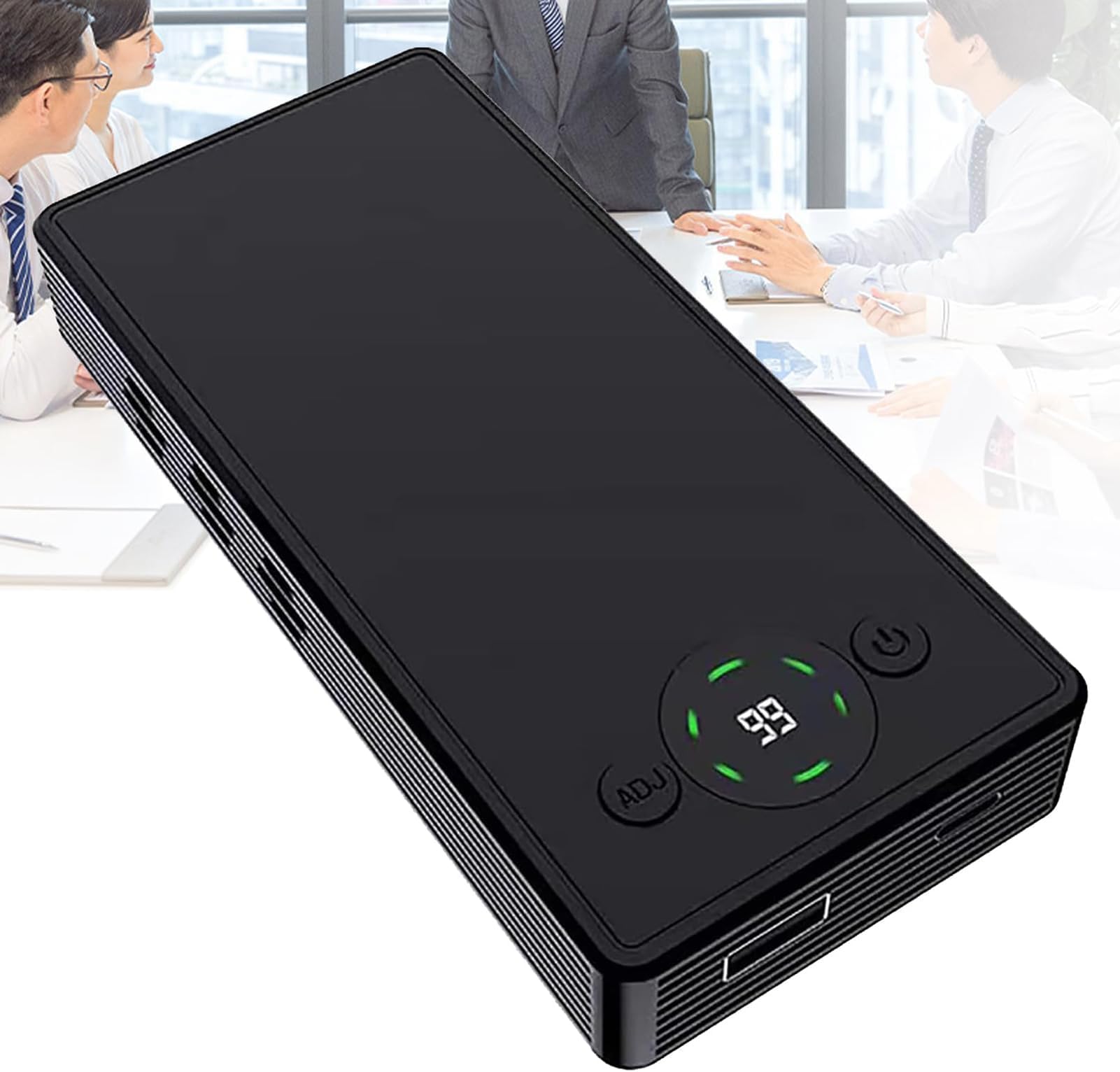 Anti Recording Blocker Jammer, Audio Recording Blocker with Remote Control 50m Range Prevent Recording Jammer Interceptor, Voice Phone Recording Blocker for Business Meeting A 140 x 65 x 22 mm