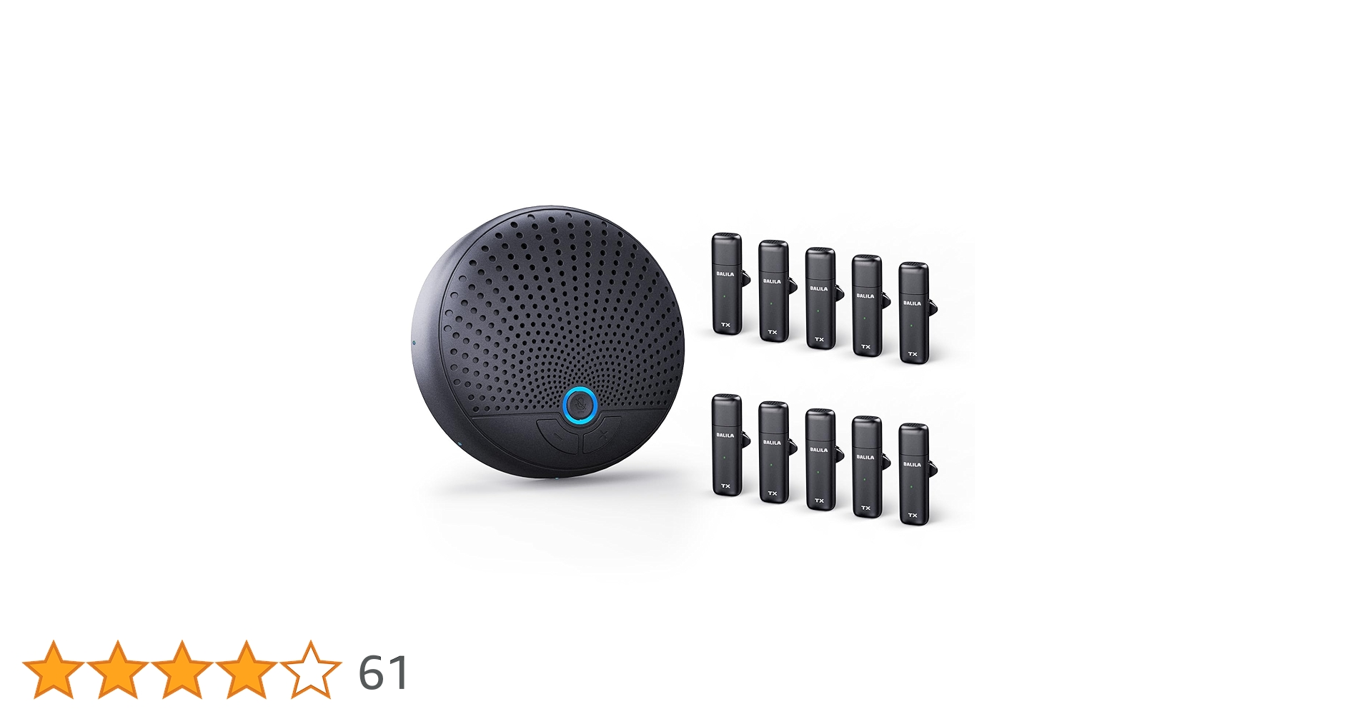 Amazon.co.jp: BALILA 会議用マイクスピーカー、10〜15人用10個