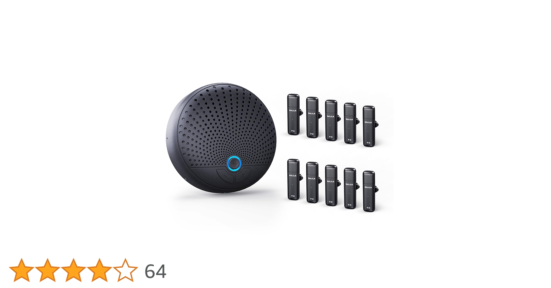 BALILA CM300 会議用スピーカー　マイク10個付き 楽天市場】【送料無料】BALILA会議用マイクスピーカー 10つのクリップ