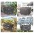 NYFITY Round Patio Furniture Covers, 500D Heavy Duty Waterproof UV Resistant Cover for Round Outdoor Dining Table & Chairs,62" Dia x 28" H -Black