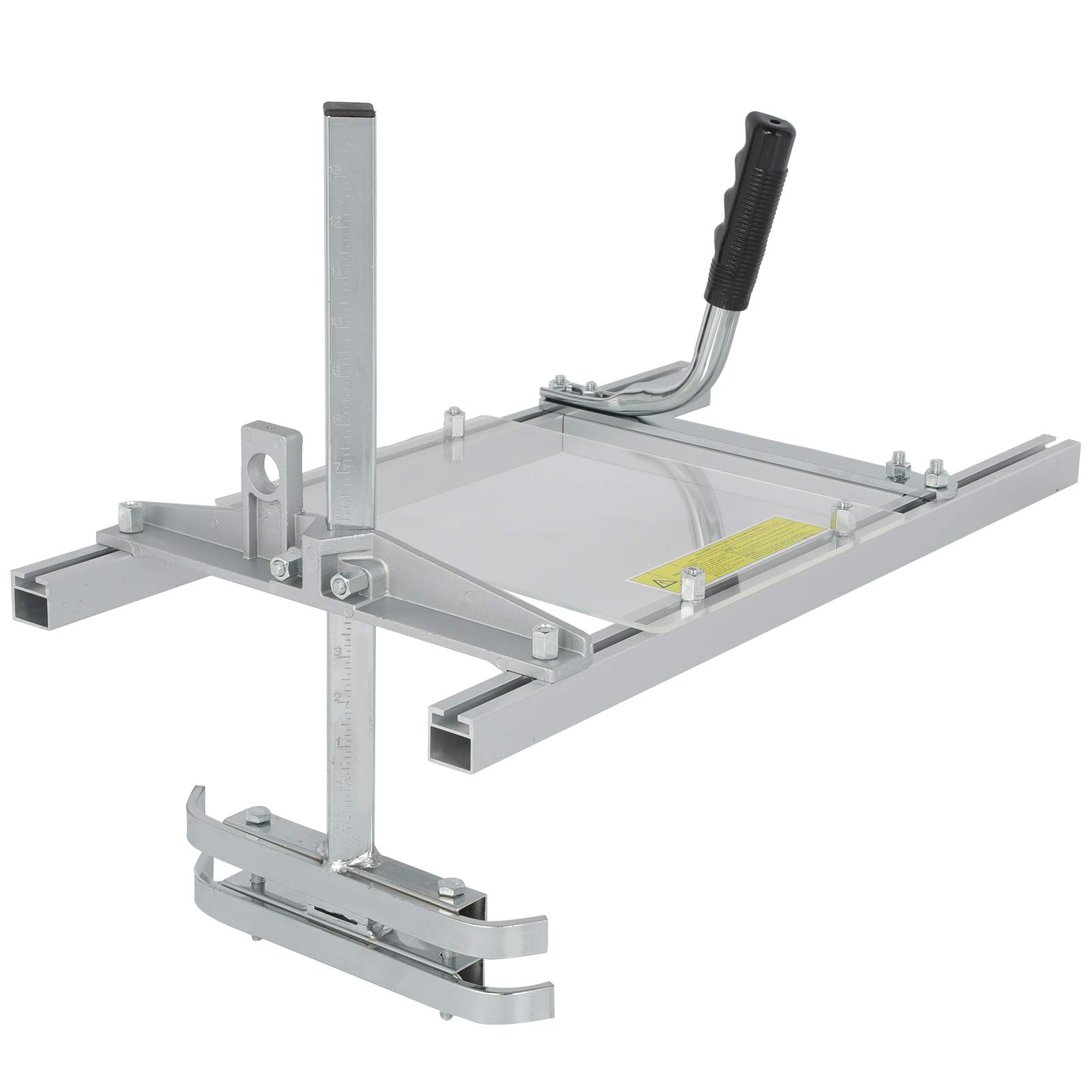 Ausla Molino de Motosierra, Molino de Motosierra de Aluminio y Acero, Barra de Fresado de Tablones de 0,20 a 12 Pulgadas, Herramienta de Fresado de Madera con Abrazadera Portátil para Carpinteros