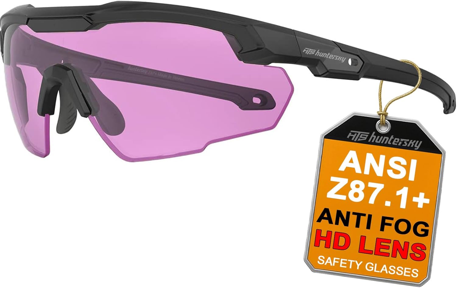 Ballistic Tactical Shooting Glasses ANSI Z87+ UV400 Protective Eyewear