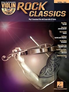 Rock classics violon +cd: Violin Play-Along Volume 24