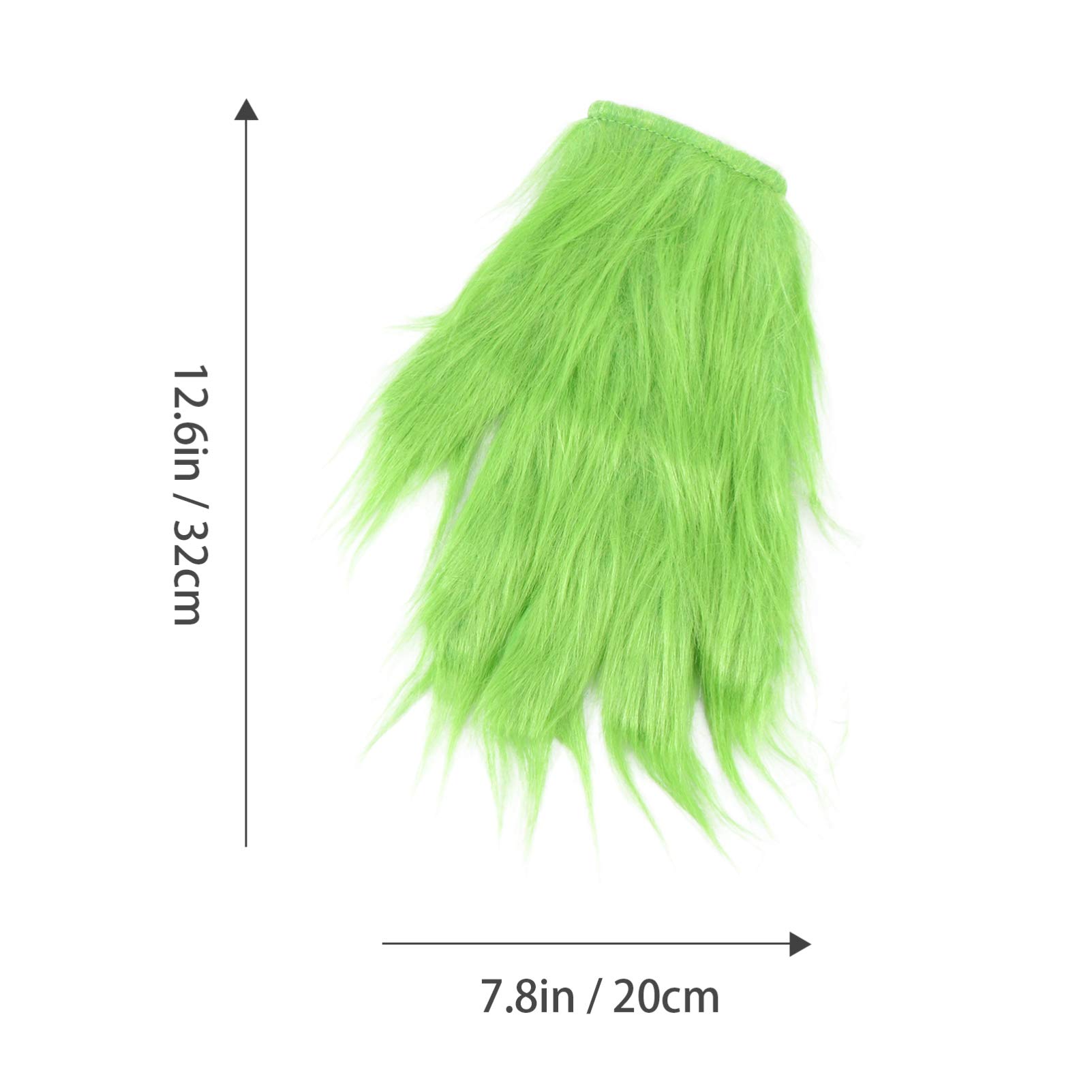 Christmas Green Gloves Plush Gloves Comedy Movie Christmas Cosplay Costume Accessories Carnival Day of Dead Holiday Xmas Party Favor - Image 4