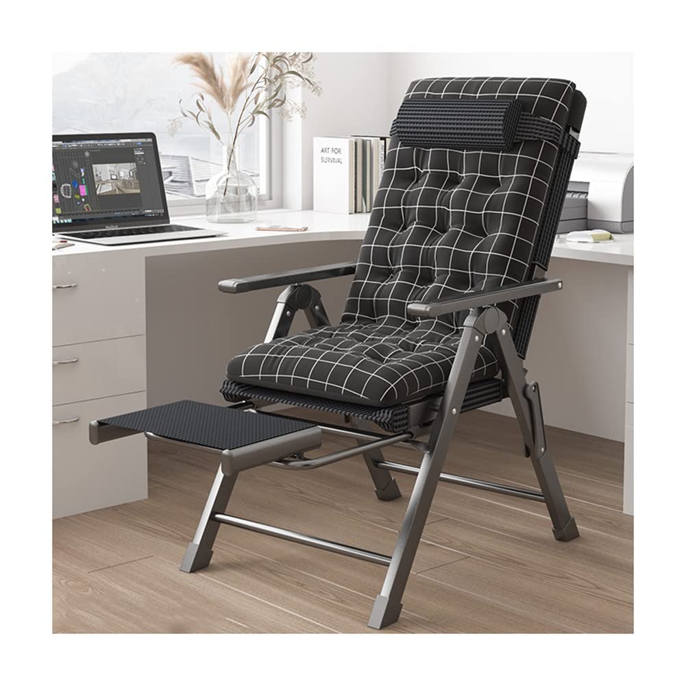 Chaise longue de patio zéro gravité pliable et inclinable avec oreiller et dossier réglable