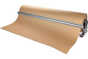 Efficient Paper Handling: IDL Packaging's 36" Kraft Paper Roll Dispenser & Cutter