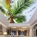 Produktbild Lvabc Benutzerdefinierte 3D Fototapete Blauer Himmel Kokosnuss Bäume Möwe Moderne Wohnzimmer Schlafzimmer Decke Zenith Wandbild Tapeten Wohnkultur-400X280Cm