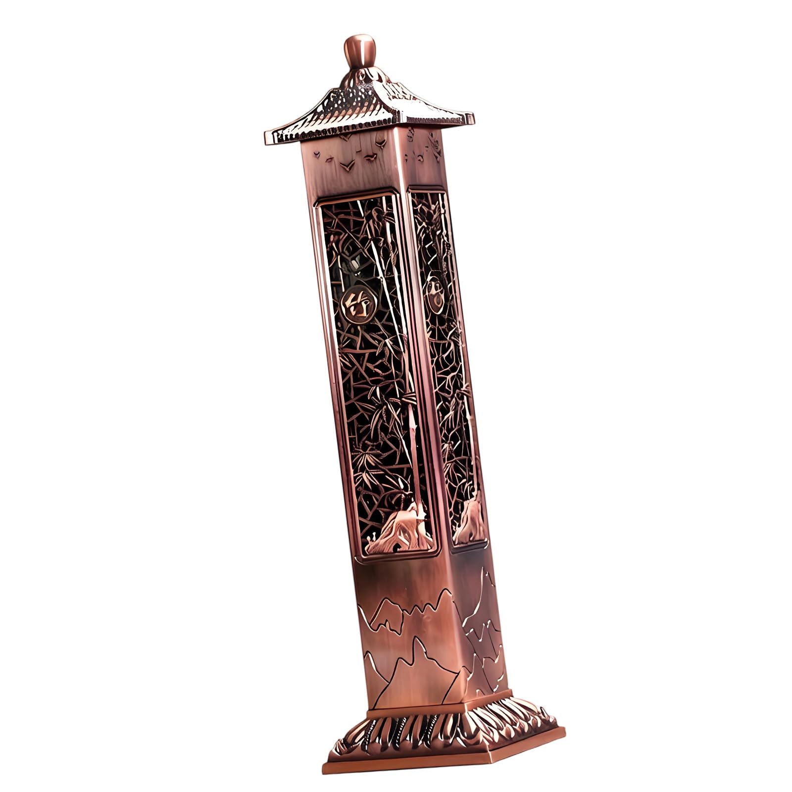 our fave Antique Hollow Pattern Incenses Holder Metal Vertical Censers Incenses Burners for Stress Relief and Meditations Oriental Censers