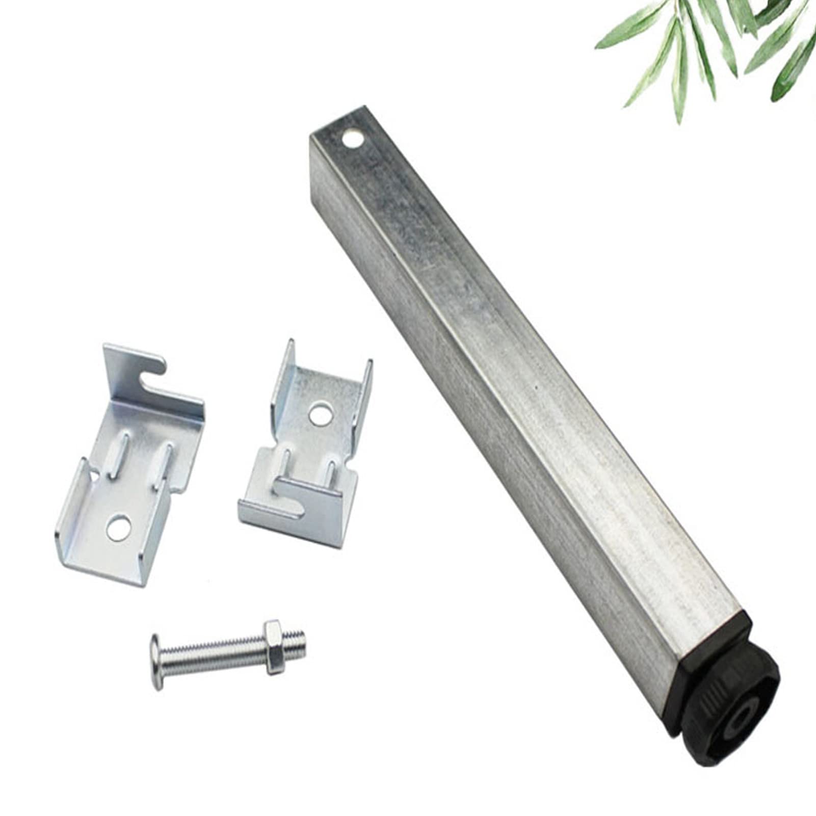4 Pcs Pieds de Sommier,Pieds de Meubles Réglables en Métal Universel Pieds pour Lit à Lattes Cadre Central Pied de Support pour Canapés Lit Lits Sans Perçage (50cm(19.6in))