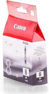 Canon CLI-8BK – Ink Cartridge for Printers (Black, Canon IP4200, iP4200 x, IP4300, IP4500, IP4500 X, IP5200, IP5200R, IP5300, IP6600D, IP6700D, MP500, MP, Inkjet, Blister)