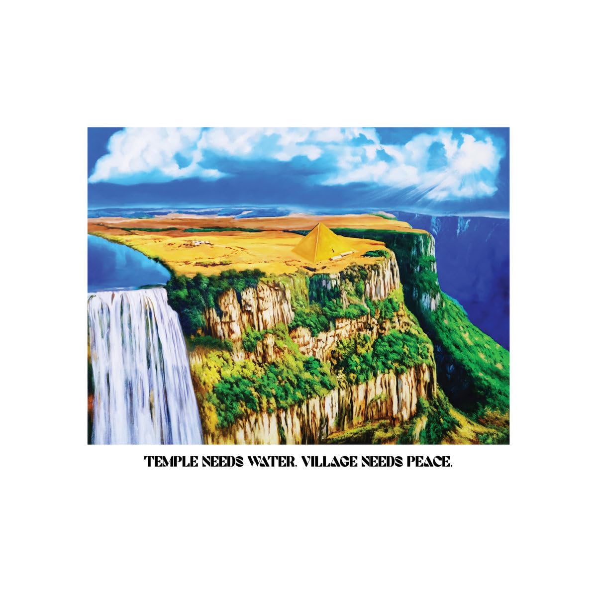 Lukah  and Real Bad Man Temple Needs Water. Village Needs Peace Double LP Vinyl