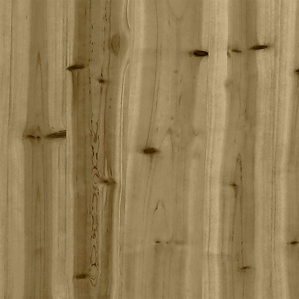 Drewniana donica na rośliny, 90 x 40 x 49,5 cm, impregnowana, do ogrodu, na balkon, do kwiatów, ziół i roślin pokojowych, z drenażem, samonawadniająca