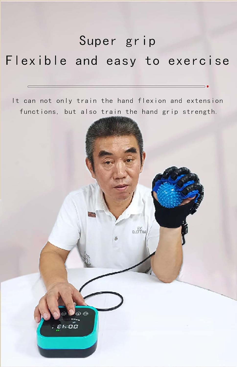 Guantes Robóticos para Rehabilitación De Dedos Y Manos, Equipo De Rehabilitación para Hemiplejia por Accidente Cerebrovascular, Robot De Rehabilitación De Autoentrenamiento, Right Hand, SSize
