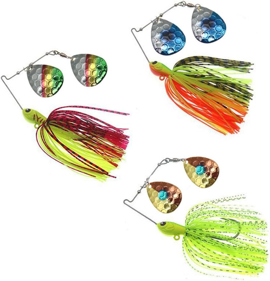 50 pcs Colorado Blade Fishing Spinner Blades Kit Hammered Lure Making Supplies Inline Spinnerbait Walleye Rig Bass Trout