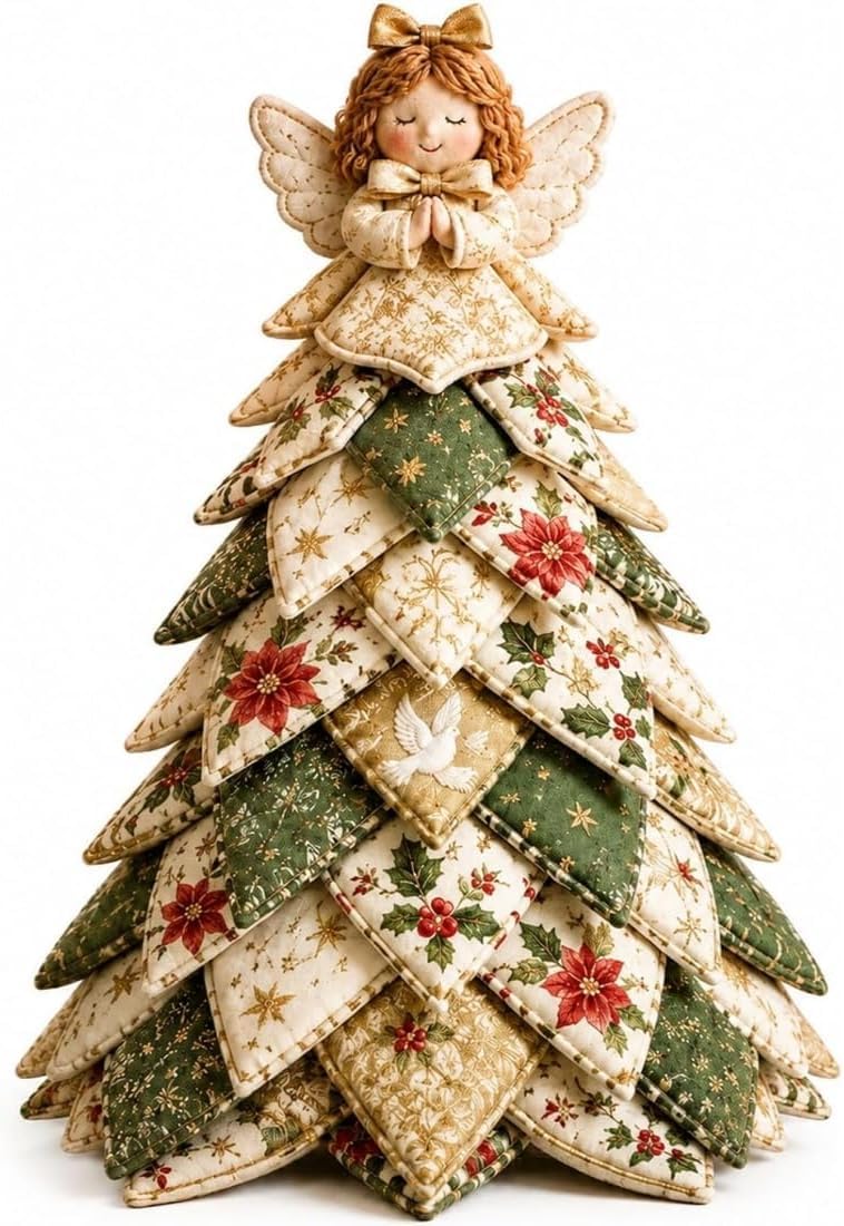 DIY Christmas Quilted Fabric Tree Kit | Christmas Quilt Kits for Beginners