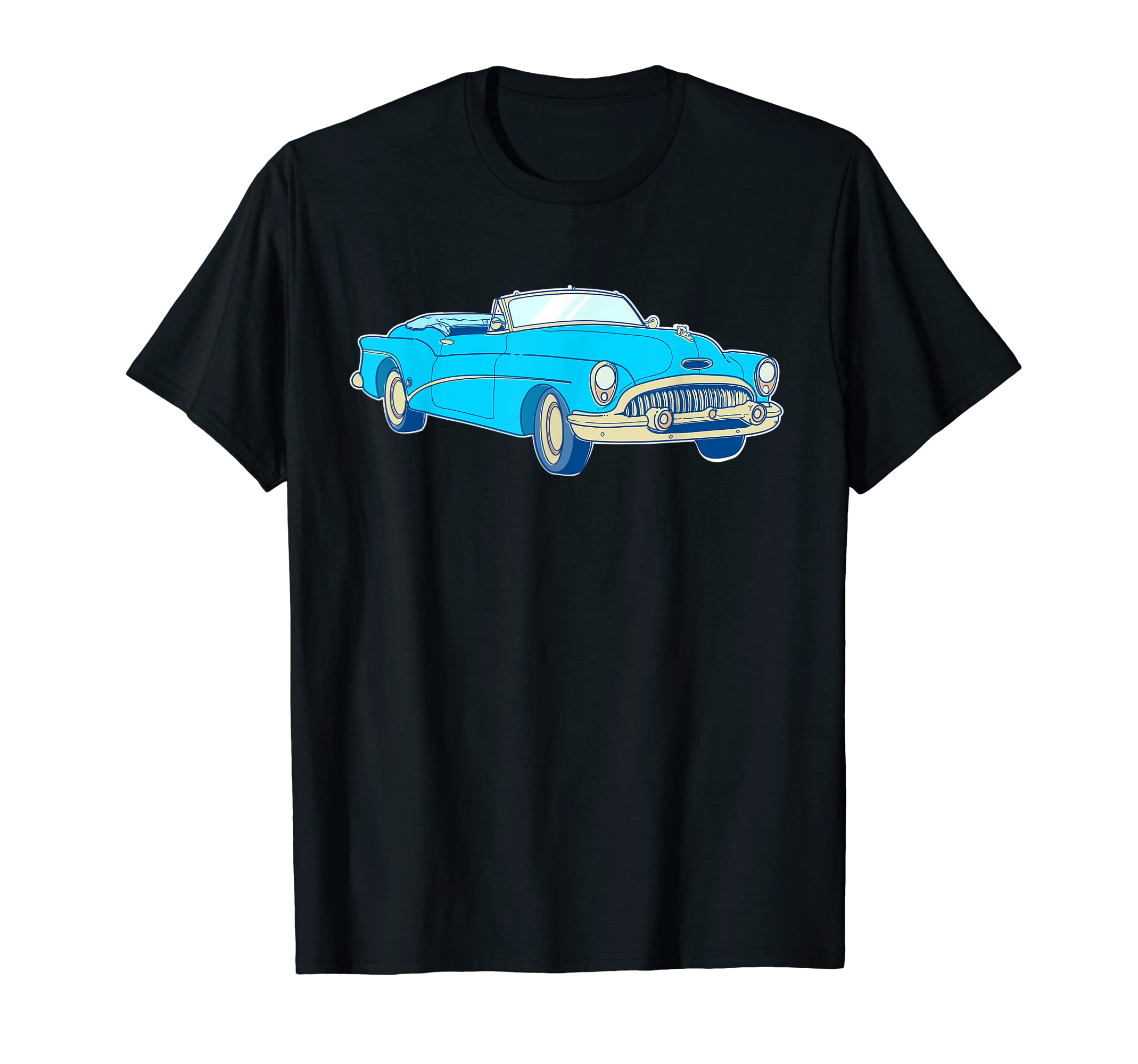 Blue Classic Vintage 1950s Car T-Shirt T-Shirt