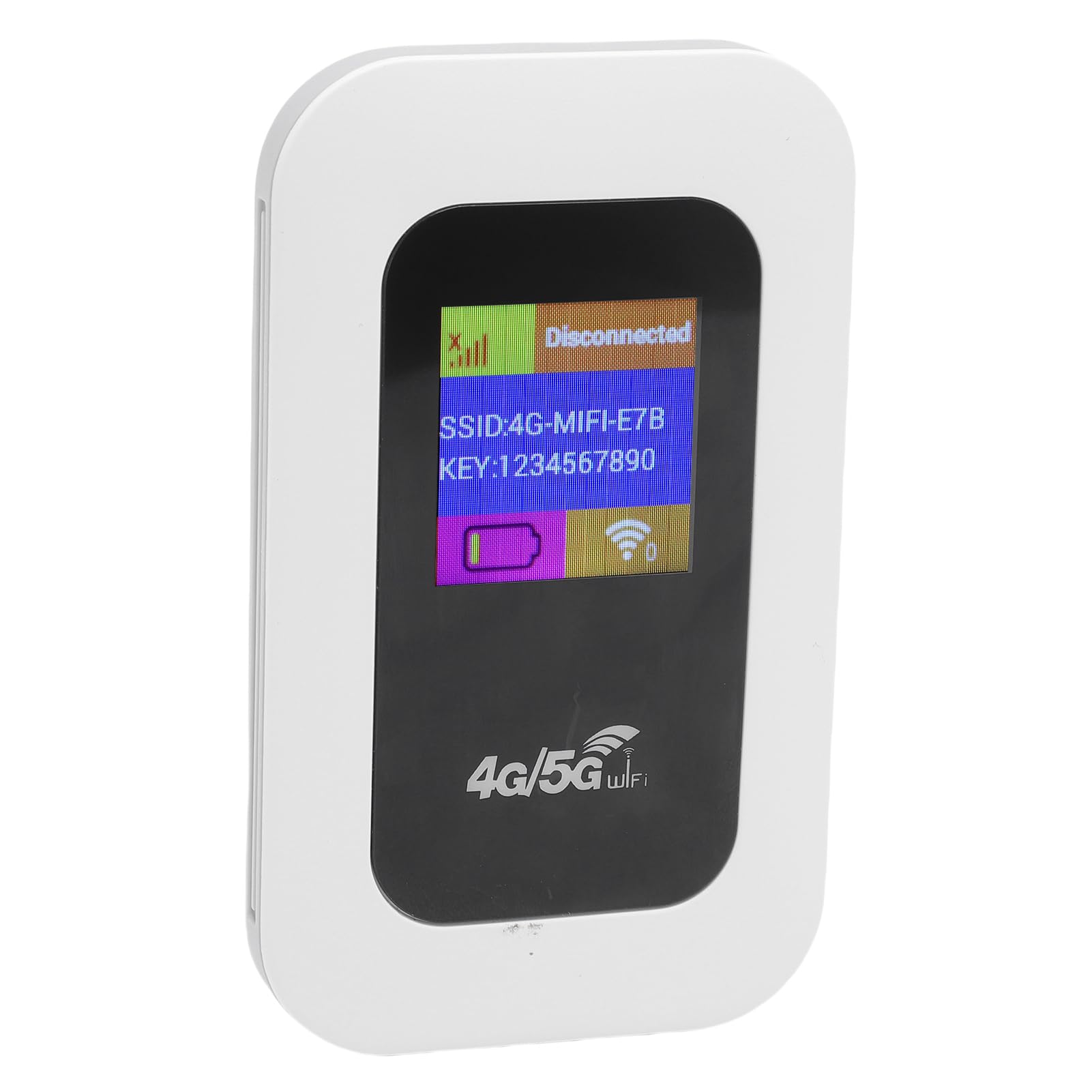 EIMSOAH Punto de Acceso Móvil WiFi, Dispositivo de Hotspot WiFi de Alta Velocidad de 300Mbps, Dispositivo de Red Inalámbrica de Bolsillo 4G 5G para Acampar de Viajes