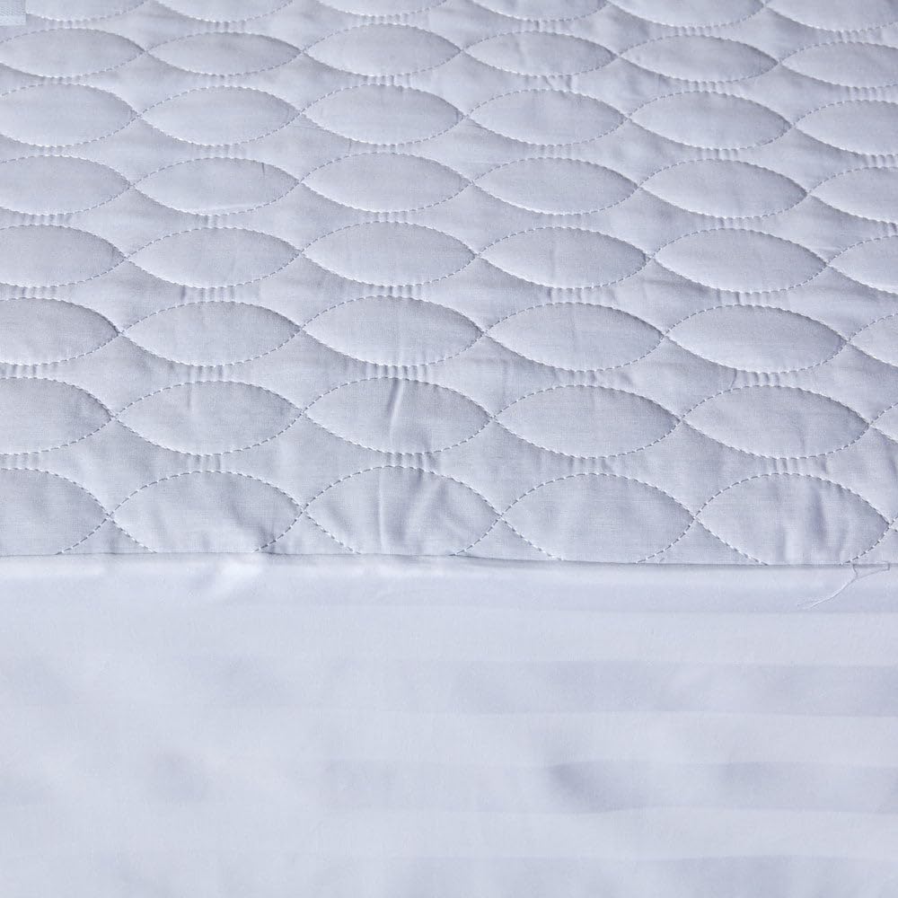 10XDIEZ Pack 6 empapadores Protector de Cama 4 Capas - Blanco | En 50% algodón y 50% poliéster, color blanco, tamaño pack 6 empapadores, set de 6 piezas, estilo moderno, para tu colchón