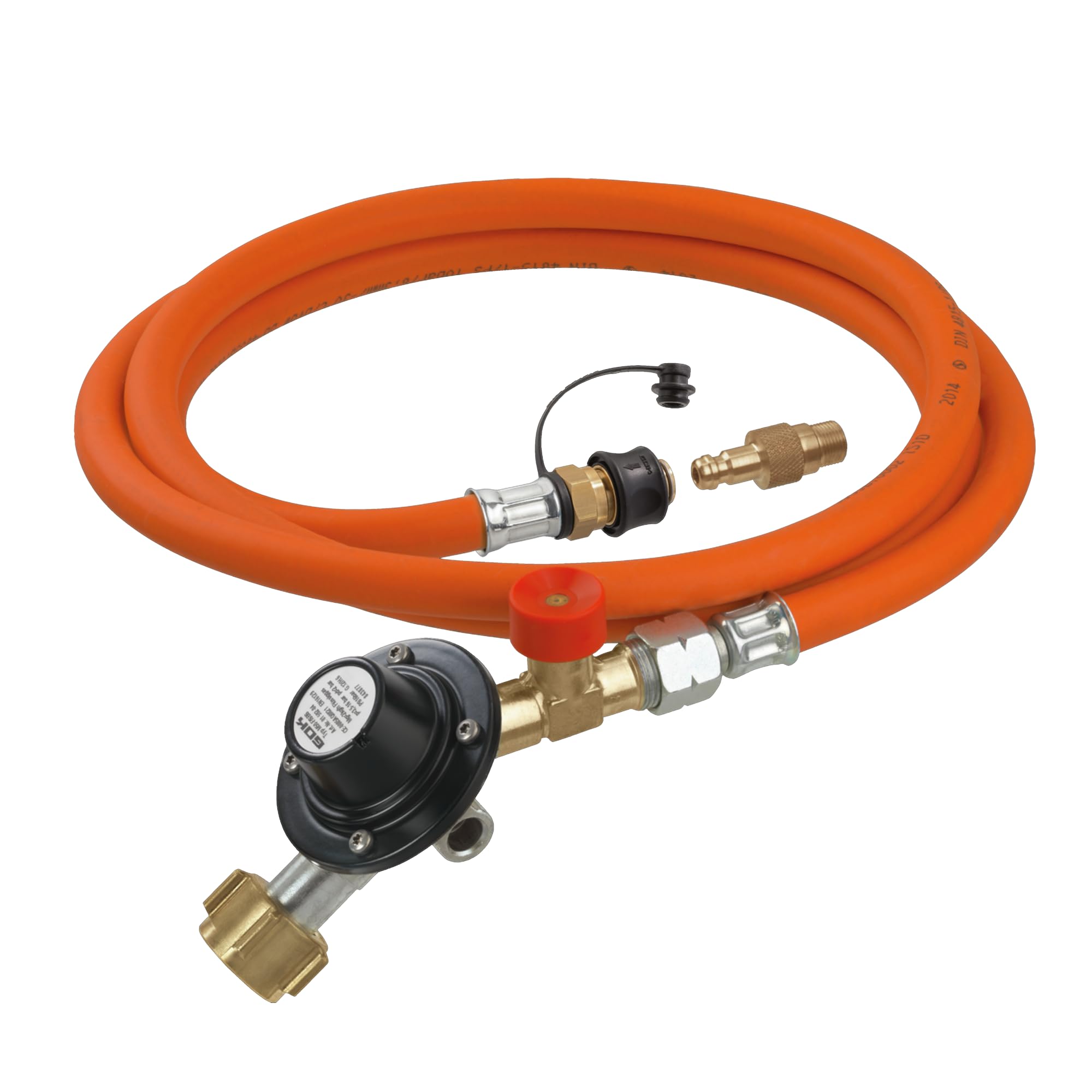 GOK Regler-Schlauch-Set M50-F/SBS, 1,20 Meter Regulierventil, 2kg/h