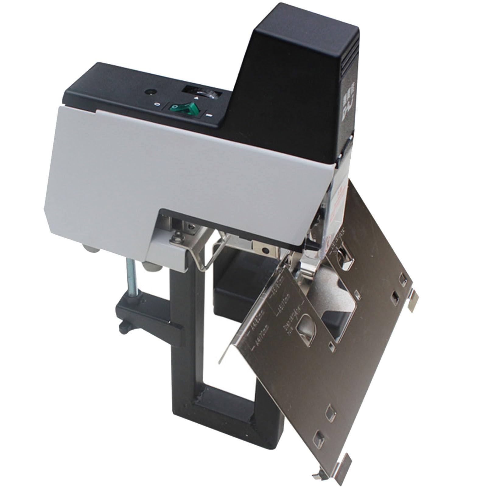 Cucitrice elettrica da Tavolo, rilegatrice per impieghi gravosi | Automatica per Auto 2-50 Fogli per Cucitrice Elettrica Piatta E per Sella,con pedale