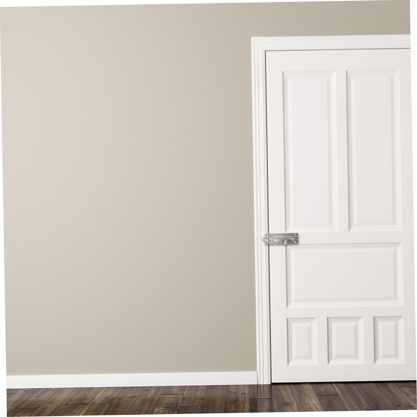 Artibetter 6pezzi Serratura Scorrevole Acciaio Inossidabile Per Sicurezza Di Porte e Armadietti Facile Da Installare e Resistente Alla Chiavistello Per Casa e Hotel