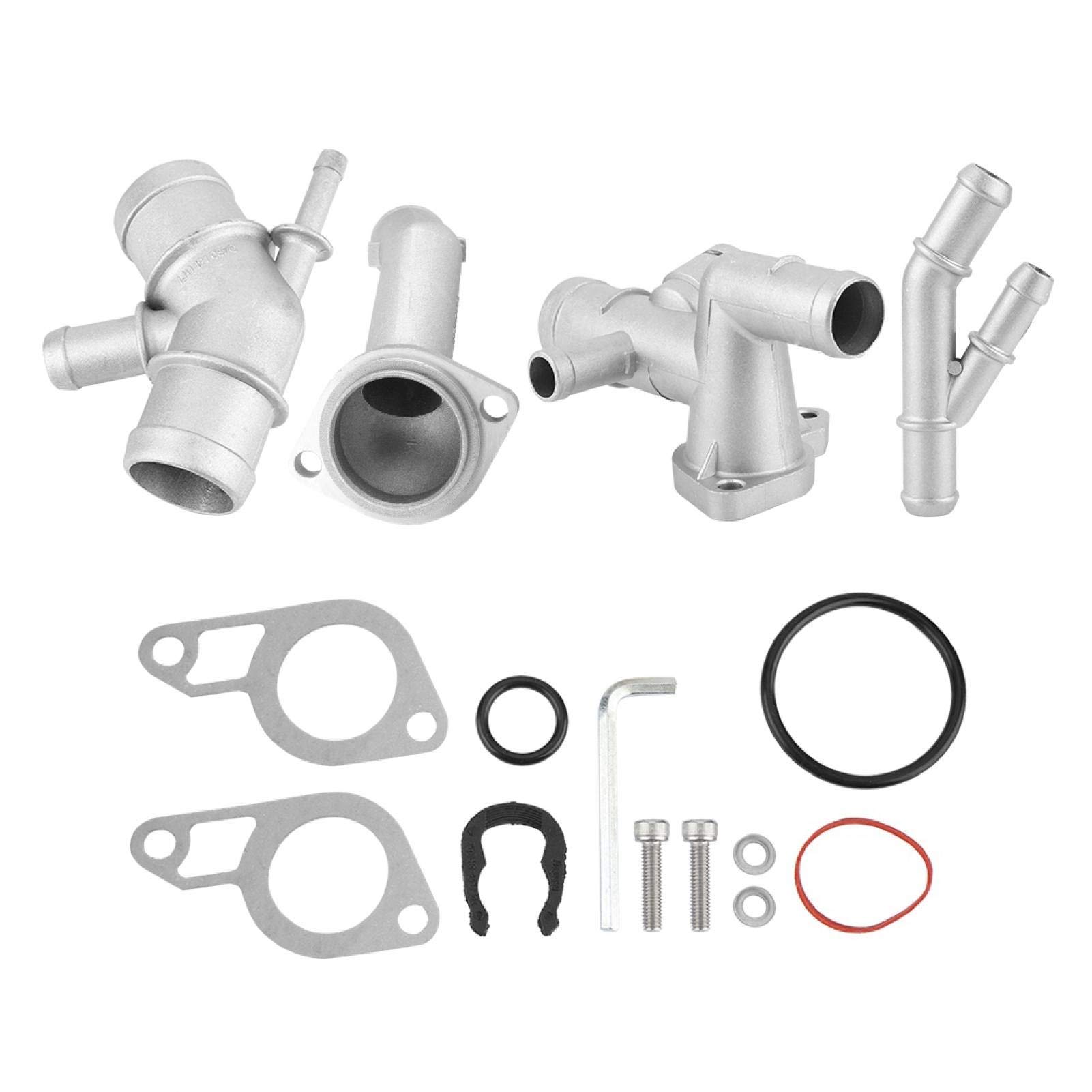 Obudowa termostatu z odlewu aluminiowego CNC do MK4 Golf 1.8T do chłodzonej flangii Flangia aluminiowa 1,8t termostat vag 1,8t termostat golfowy 4 termostat golfowy vag 1,8t ther