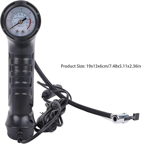 Miniatura 2 de PerGar Bomba de neumáticos de automóvil, compresor de aire portátil para inflador de neumáticos, pantalla digital inteligente, iluminación de mano,