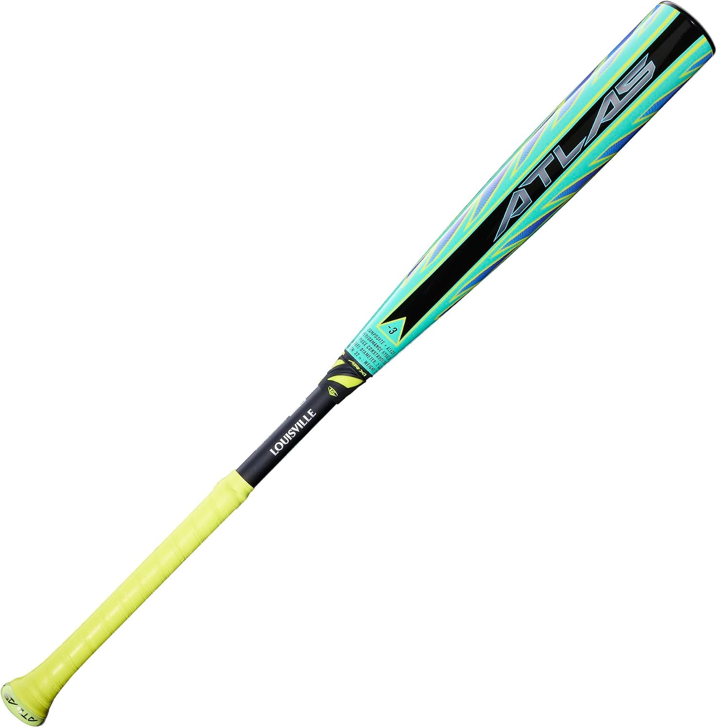 Louisville Slugger | 2026 | Atlas™ Hybrid Baseball Bat | BBCOR | -3 Drop | 2 5/8" Barrel | 2 Pc. Alloy Composite