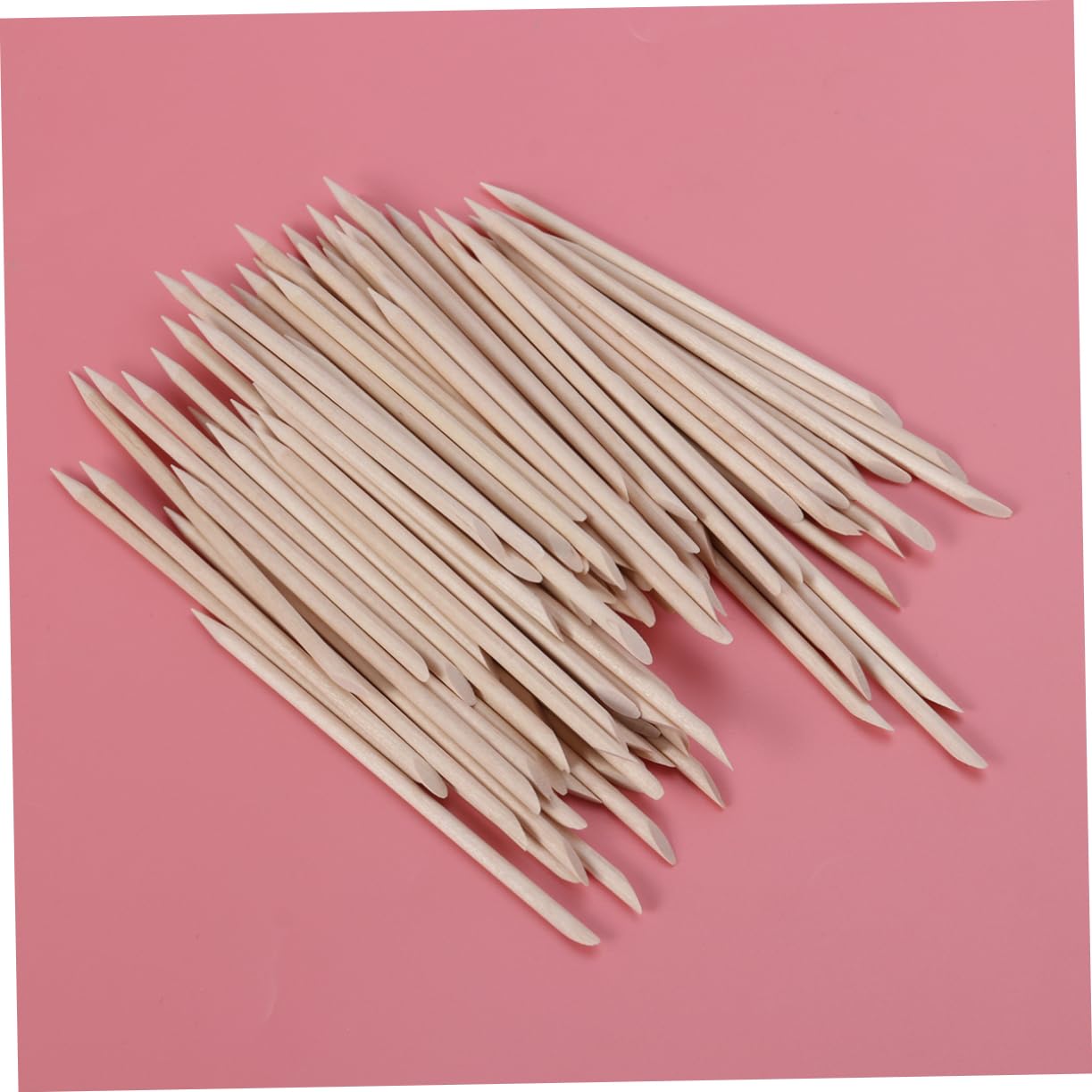 10 Sets Nail Art Sticks 11 3 Cm Nagelhautschieber Flaches Ende Hartholzmaterial 100 Stück * 10