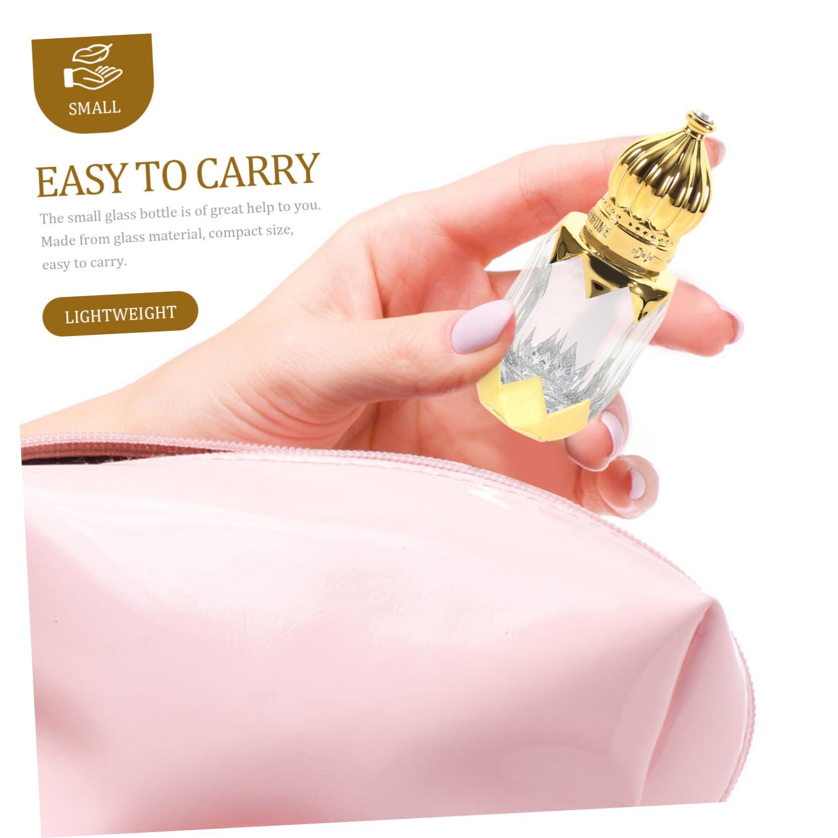 Alipis 4 Set Bottiglia Di Profumo Tascabile Refillable Perfume Bottles Essential Oil Flaconi Spray Per Oli Essenziali Bottiglie Contenitore Mini Bottiglia Da Viaggio Bicchiere 2 Pezzi * 4
