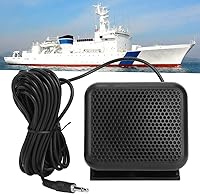 Vista 3 de Ciciglow Mini altavoz externo rectangular del alto rendimiento NSP-100 para la radio del CB, FT-847 FT-920 FT-950 FT-2000