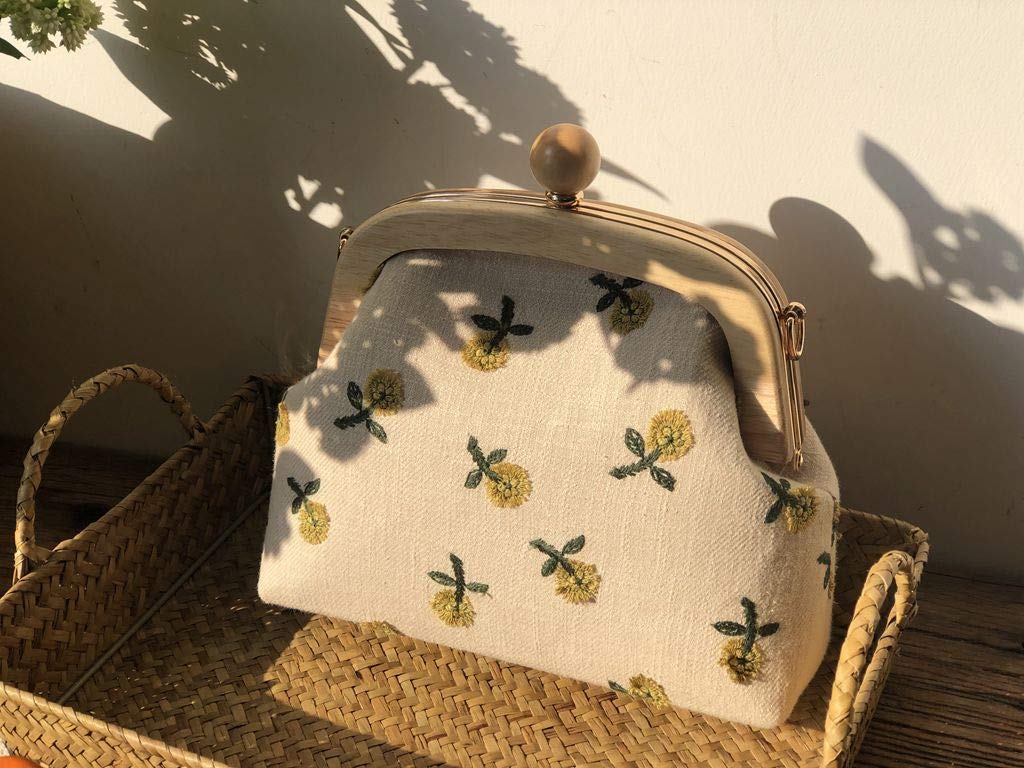 Amazon.co.jp: 綿 麻 生地 布花 フラワー 刺繍 布 幅150cm×50cm