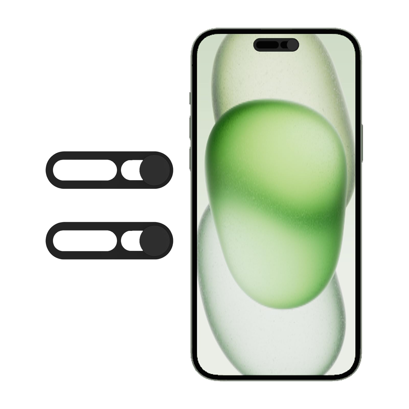 Webcam Cover Protector Protect Privacy and Security, Front Camera Cover, Camera CoverCompatible with iPhone 14Pro/14Pro Max/iPhone15/15Puls/15Pro/