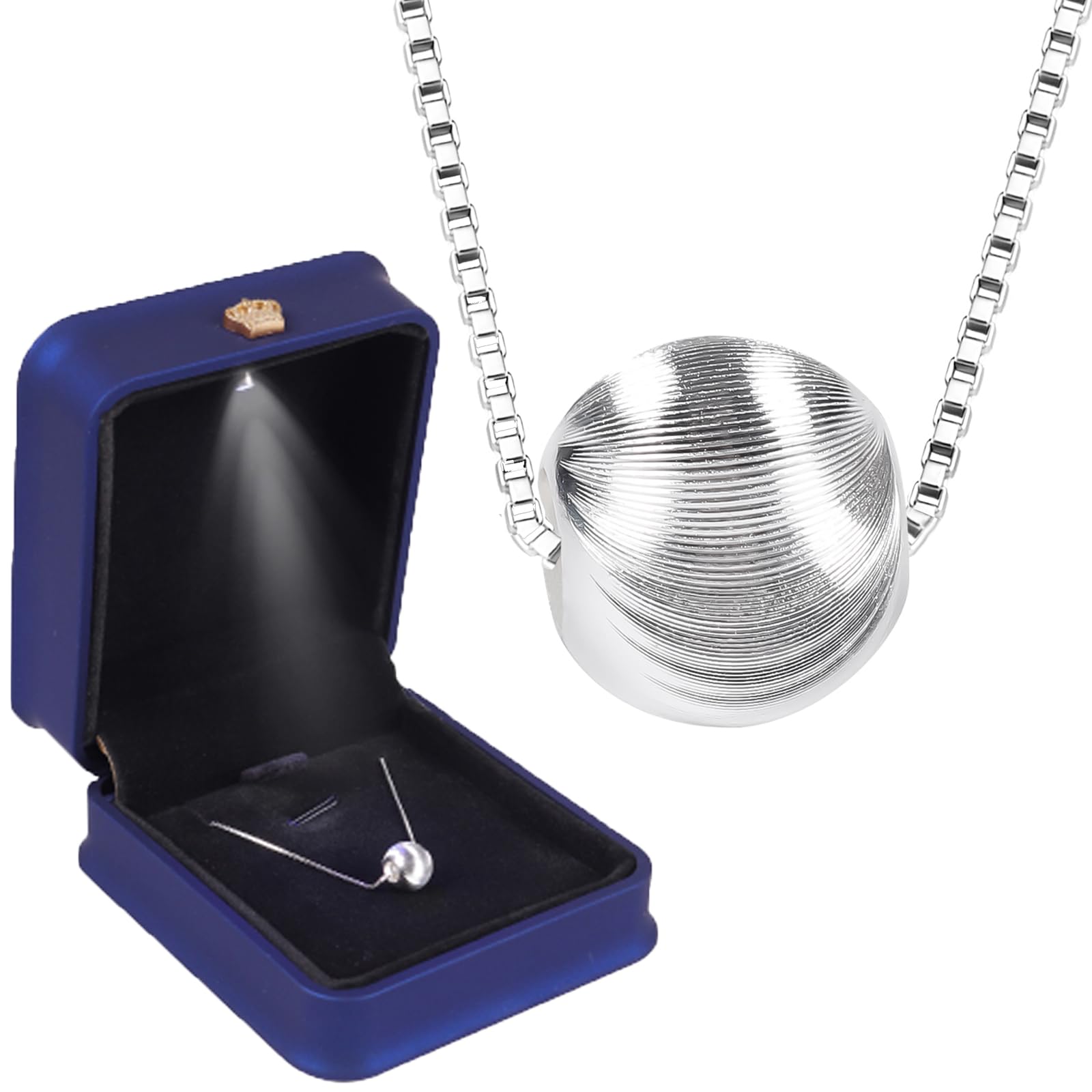 SHINEPHOENIX Birthstone Pendant for Women, Hypoallergenic 925 Sterling Silver Necklace Birthday Gift for Wife, Mom, Girlfriend, Couples