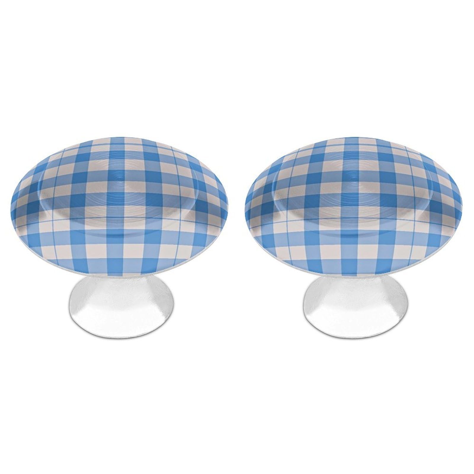 Fekiloot White Blue And Cabinet Knobs For Kitchen Ornament, Round Zinc Decorative Drawer Pulls For Cabinets Trendy, Dresser Drawers Pulls Bathroom Dresser Knob With Screw