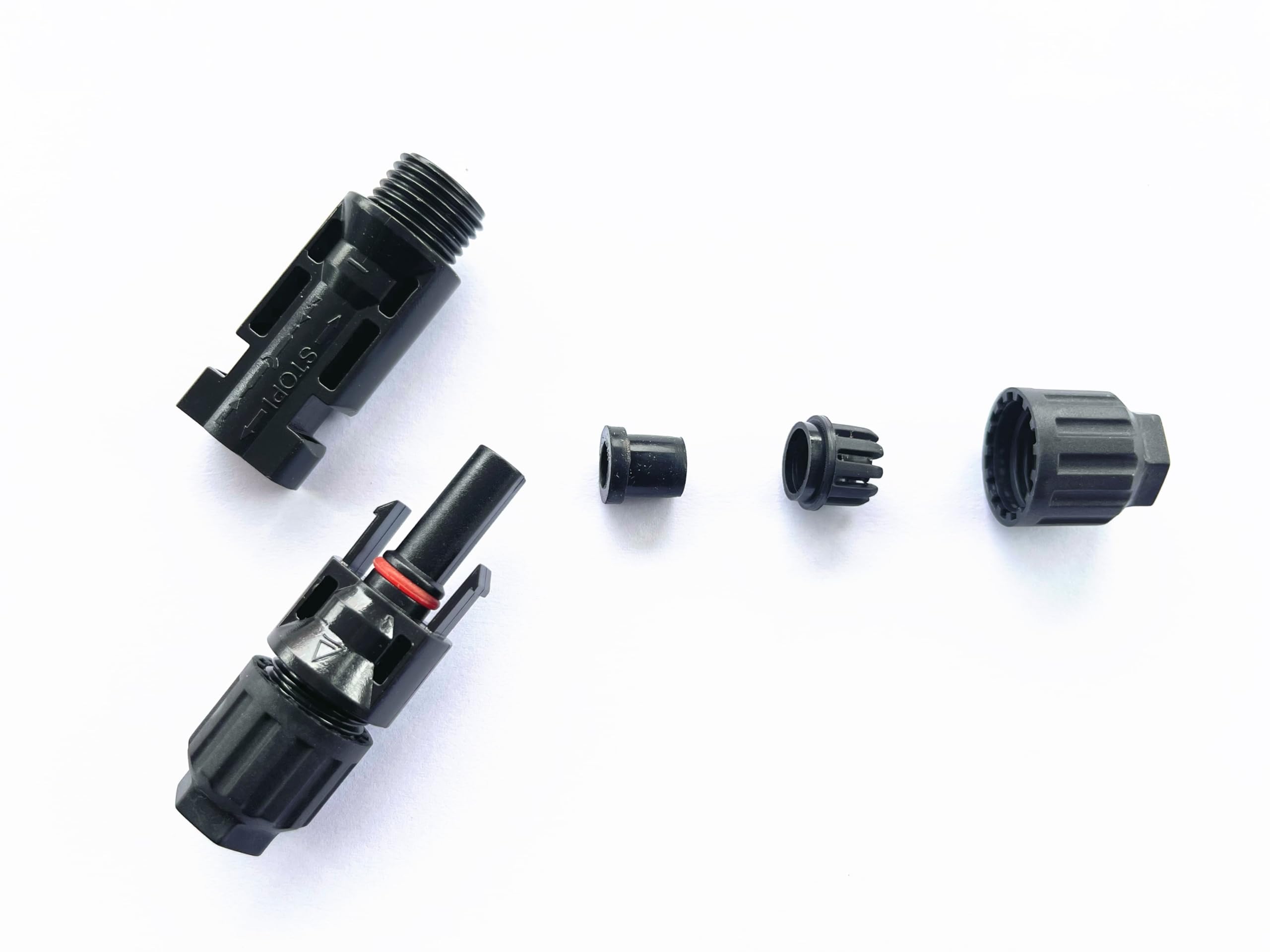 Connettore per pannello solare IP67 impermeabile MC4 connettore 2 pin maschio/femmina 50Pairs (10AWG) con chiavi