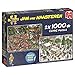 Jumbo Spiele Jan van Haasteren Puzzle 2x 1000 Teile - Weihnachtsessen + Weihnachtsbaummarkt – 2 in 1 - ab 12 Jahren – Comic Puzzle