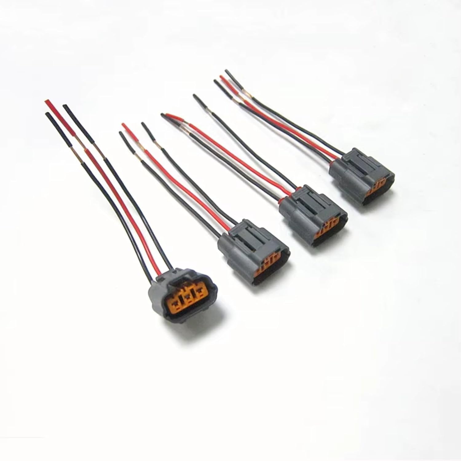 Ignition Coil Plug Compatible With Mazda 323 For Family For Protege BJ 1.6 1.8 2.0 Ignition Coil Connector Repair Wiring Harness(4 pcs)