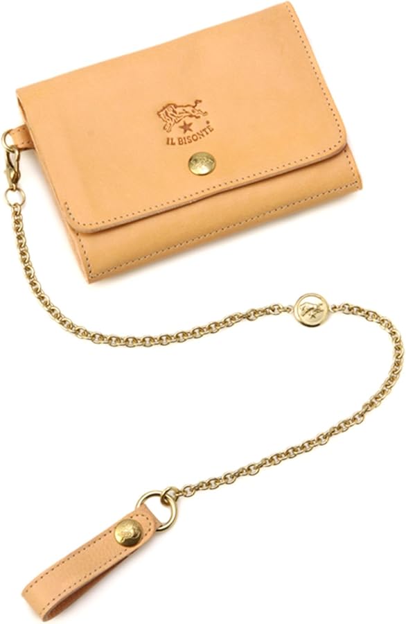 IL BISONTE イルビゾンテ チェーン ウォレットチェーン 財布 IL BISONTE イルビゾンテ ウォレットチェーン付 レザー ウォレット