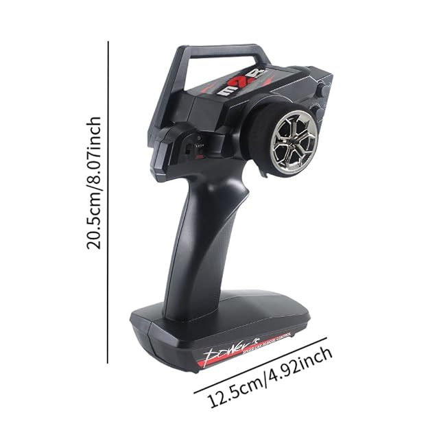 Foto 7 de 8 de mophrati Control remoto para coche RC, transmisor RC de alto rendimiento de 4 canales para piezas coche 1/12