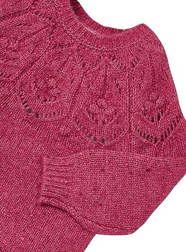Mayoral Textured Jumper for Girls Cherry3
